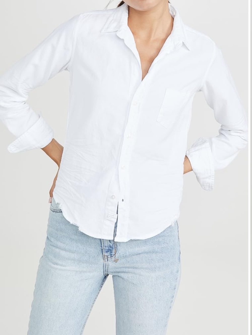 Frank & Eileen Barry Denim Button Down Shirt, excellent condition